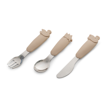 Load image into Gallery viewer, Citron - Silicone Cutlery Set with Pouch