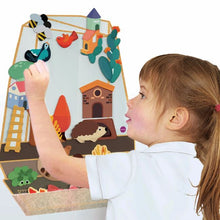 Load image into Gallery viewer, Child Playing Oribel VertiPlay Enchanted Garden Magnetic Puzzle
