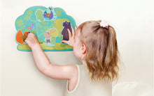 Load image into Gallery viewer, Child using Oribel VertiPlay Hoppy Bunny and Friends