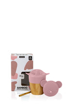 Load image into Gallery viewer, Citron Bamboo Cup with Lid and Straw Packaging