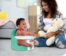 Load image into Gallery viewer, Little Tikes My 1st Foam Seat with Tray in Teal - Lifestyle image