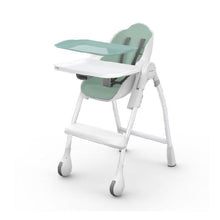 Load image into Gallery viewer, Oribel Cocoon High Chair Oversized Tray Pistachio Macaron in High Chair