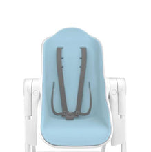 Load image into Gallery viewer, Oribel Cocoon High Chair Seat Pad Blue Raspberry in High Chair