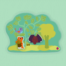 Load image into Gallery viewer, Oribel VertiPlay Wall Toy — Hoppy Bunny & Friends Two-Layer Magnetic Jigsaw Puzzle