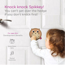 Load image into Gallery viewer, Oribel VertiPlay Knock Knock Door Knocker Spikeyy Developmental Benefits