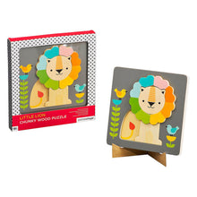 Load image into Gallery viewer, Petite Collage Wooden Puzzle – Little Lion