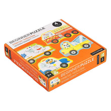 Load image into Gallery viewer, Petit Collage Beginner Puzzle - Rescue Vehicles