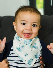 Load image into Gallery viewer, Tiny Twinkle Bandana Bib Forest Set
