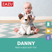 Load image into Gallery viewer, Danny the Dog - Zazu Peek-A-Boo Soft Toy Meet Danny