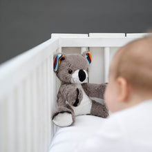 Load image into Gallery viewer, Zazu Baby Sleep Soothers Coco the Koala - in crib