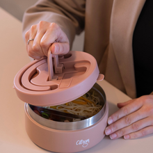 Load image into Gallery viewer, Citron -  400ml Insulated Thermos Food Jar
