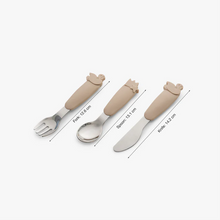 Load image into Gallery viewer, Citron - Silicone Cutlery Set with Pouch
