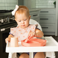 Tiny Twinkle Feeding Essentials Mealtime Bib Suction Plate Training Cup Training Utensils