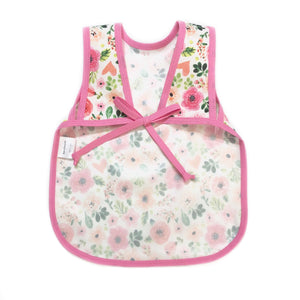 BapronBaby Bubblegum Floral Bapron Bib-Apron Back View