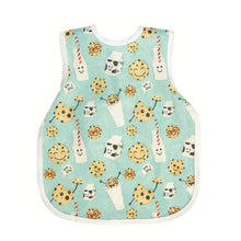 Load image into Gallery viewer, BapronBaby Cookies and Milk Bapron Bib-Apron Front View
