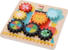 Load image into Gallery viewer, Petit Collage Wooden Twist Puzzle - Busy Train
