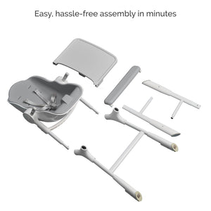 Oribel Cocoon Z Ice Grey - all parts easy to assemble