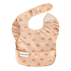 Baby Bibs - Tiny Twinkle Easy Bibs with Ruffles in Boho Rainbow 