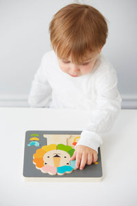 Petite Collage Wooden Puzzle – Little Lion