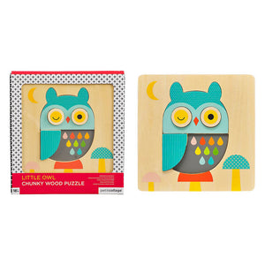 Petit Collage Wooden Puzzle – Little Owl