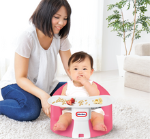 Load image into Gallery viewer, Little Tikes My 1st Foam Seat with Tray in Pink- Lifestyle image
