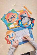 Load image into Gallery viewer, Magic Sketch and Stencil - Funny Faces

