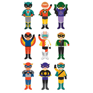 Petit Collage Magnetic Dress Up - Superheroes