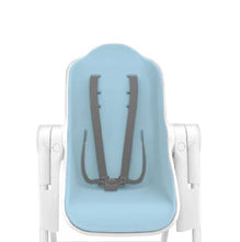 Load image into Gallery viewer, Oribel Cocoon High Chair Seat Pad Blue Raspberry in High Chair
