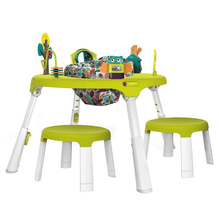 Load image into Gallery viewer, Oribel PortaPlay Convertible Activity Center Forest Friends with 2 Stools
