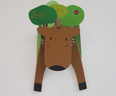Oribel VertiPlay Goofy Moose Balancer in Action