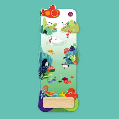 Oribel VertiPlay Mystical Aquarium Puzzle Submarine Stack