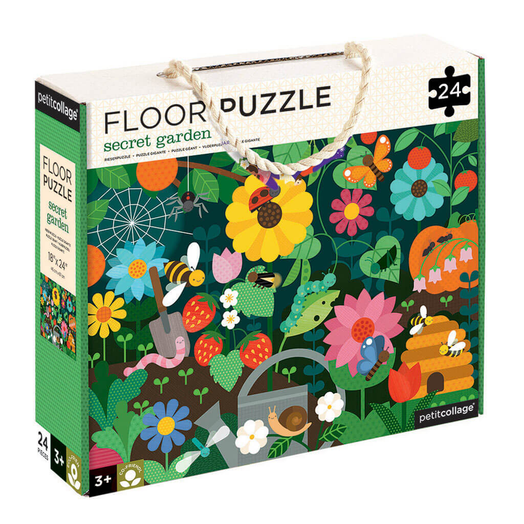 Petit Collage Floor Puzzle - Secret Garden
