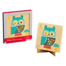 Load image into Gallery viewer, Petit Collage Wooden Puzzle – Little Owl
