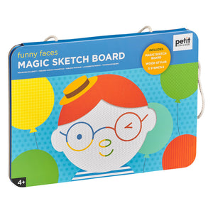 Magic Sketch and Stencil - Funny Faces