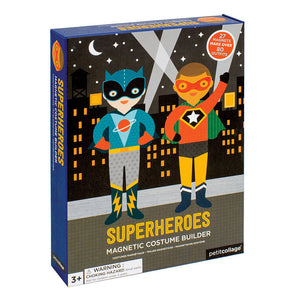 Petit Collage Magnetic Dress Up - Superheroes