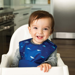 Tiny Twinkle - Silicone Pocket Bibs in Ocean Life