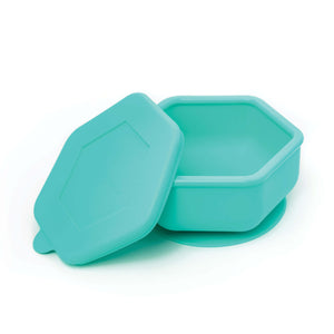 Tiny Twinkle's Silicone Suction Bowl with Lid in Mint color