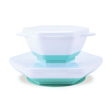 Load image into Gallery viewer, Tiny Twinkle Grow with Me Feeding Set Mint
