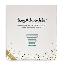 Load image into Gallery viewer, Tiny Twinkle Grow with Me Feeding Set Mint
