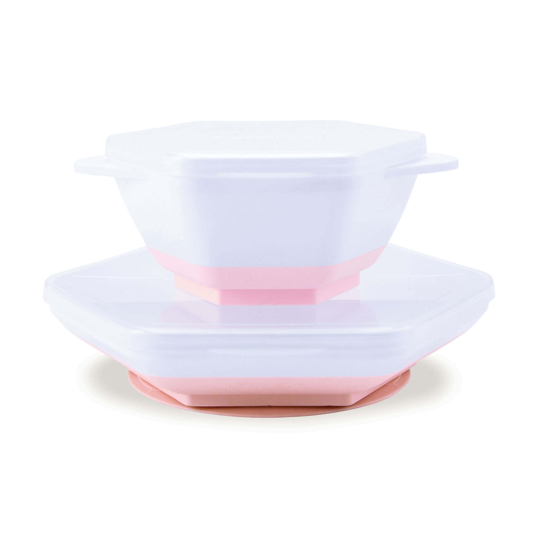 Tiny Twinkle Grow with Me Feeding Set Rose