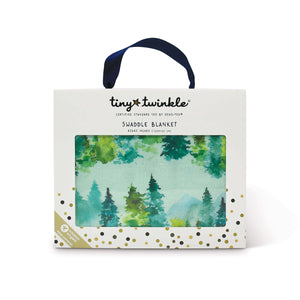 Tiny-Twinkle Swaddle Blanket Forest