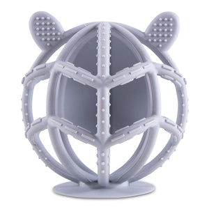 Tiny Twinkle Silicone Teething Toy - Grey Bunny