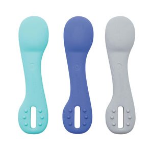 Tiny Twinkle Silicone Dipper Boy Set Ocean