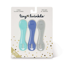 Load image into Gallery viewer, Tiny Twinkle Silicone Dipper Boy Set Ocean
