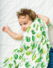 Load image into Gallery viewer, Tiny Twinkle Swaddle Blanket Cacti
