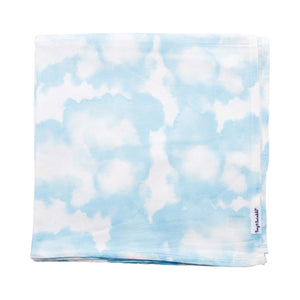 Tiny Twinkle Swaddle Blanket Cacti Blue Skies