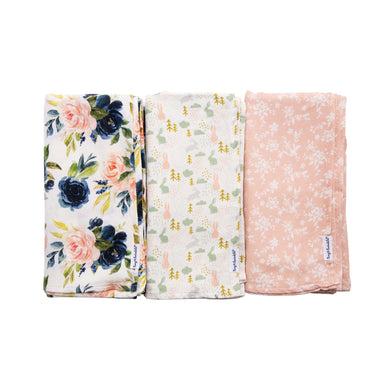 Tiny Twinkle Swaddle Blanket Blush