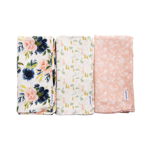 Tiny Twinkle Swaddle Blanket Blush