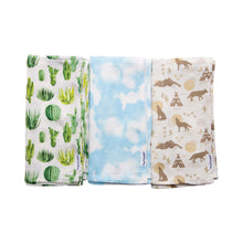 Load image into Gallery viewer, Tiny Twinkle Swaddle Blanket Cacti
