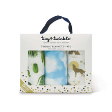 Load image into Gallery viewer, Tiny Twinkle Swaddle Blanket Cacti
